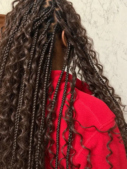 Knotless Braids a domicilio en Bilbao — Olon trenzas africanas